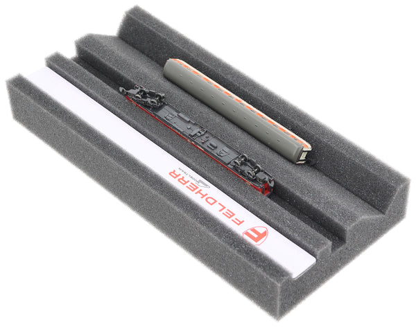 Feldherr Premium Lokliege Spur Z mit Magnetstreifen (240 mm) – Perfekte Wartung und Reparatur für Modellbahnen