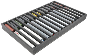 aufbewahrung modelleisenbahn 570 x 370 x 50 mm Schaumstoffeinlage für Modelleisenbahn - Spur TT