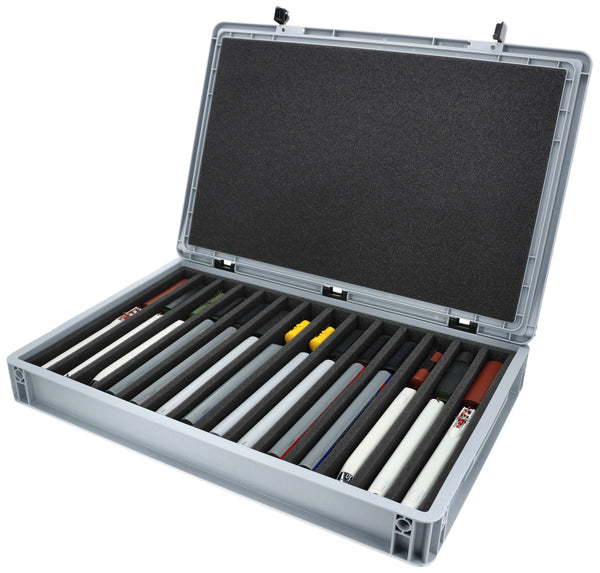 Eurobox 60 x 40 cm Set für Modelleisenbahnen - Spur TT - 14 Fächer - Schaumstoffeinlage zur stehenden Aufbewahrung