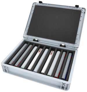 Eurobox 40 x 30 cm Set for model railway - TT scale - 9 compartments - foam insert for upright storage