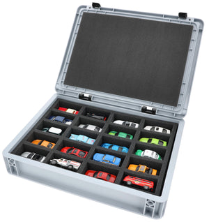 Eurobox 40 x 30 cm Set für Modellautos 1:64 - 20 Fahrzeuge