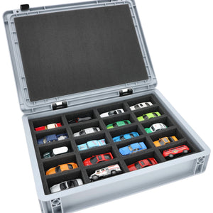 Eurobox 40 x 30 cm Set für Modellautos 1:64 - 20 Fahrzeuge
