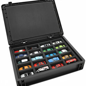 Eurobox 40 x 30 cm Set für Modellautos 1:64 - 20 Fahrzeuge