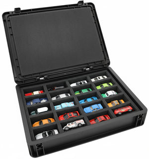 Eurobox 40 x 30 cm Set für Modellautos 1:64 - 20 Fahrzeuge
