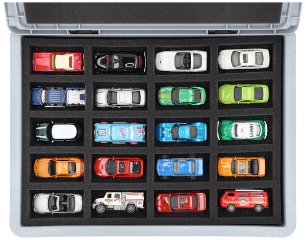 Eurobox 40 x 30 cm Set for 1:64 Scale Model Cars - 20 Vehicles