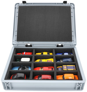 Eurobox 40 x 30 cm Set für Modellautos 1:43 - 12 Fahrzeuge