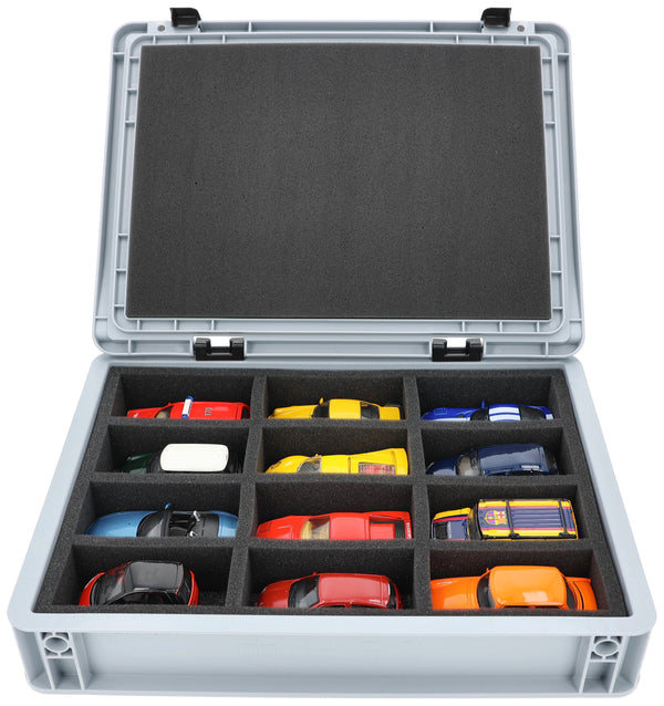 Eurobox 40 x 30 cm Set for 1:43 Scale Model Cars - 12 Vehicles