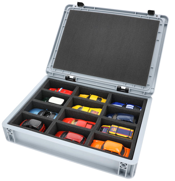 Eurobox 40 x 30 cm Set for 1:43 Scale Model Cars - 12 Vehicles