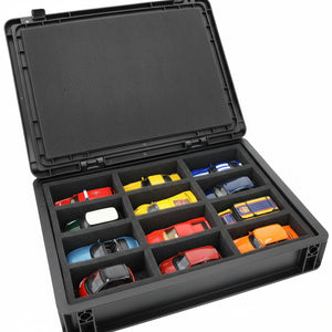 Eurobox 40 x 30 cm Set für Modellautos 1:43 - 12 Fahrzeuge