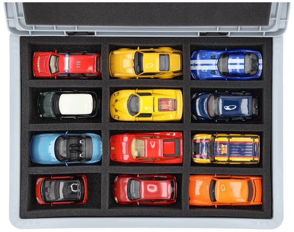 Eurobox 40 x 30 cm Set for 1:43 Scale Model Cars - 12 Vehicles