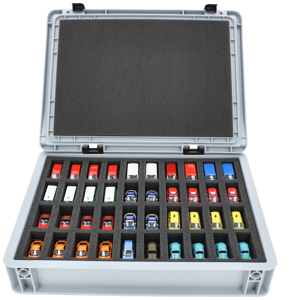 eurobox-40-x-30-cm-set-for-1-87-scale-model-cars-40-vehicles