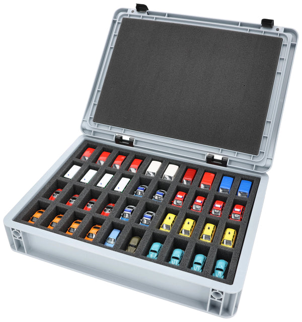 eurobox-40-x-30-cm-set-for-1-87-scale-model-cars-40-vehicles