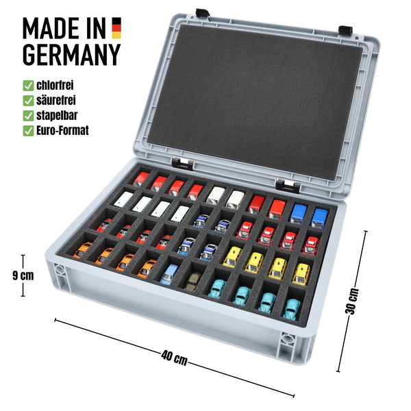 eurobox-40-x-30-cm-set-for-1-87-scale-model-cars-40-vehicles