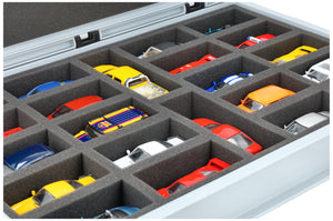 Eurobox 60 x 40 cm Set für Modellautos 1:43 - 22 Fahrzeuge