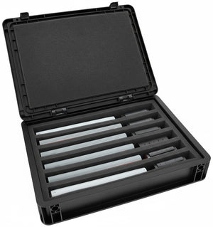 Eurobox 40 x 30 cm Set for model railway - TT scale - 6 compartments - foam insert for upright storage