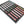 570 mm x 370 mm x 40 mm foam insert for model railway - TT scale - 7 compartments - for horizontal storage