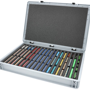 Eurobox 60 x 40 cm Set für Modelleisenbahnen - Spur Z - 18 Fächer - Schaumstoffeinlage zur liegenden Aufbewahrung