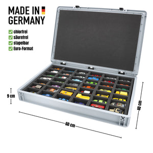Eurobox 60 x 40 cm Set für Modellautos 1:64 - 42 Fahrzeuge