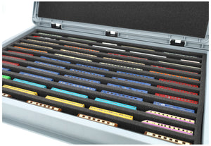 Eurobox 60 x 40 cm Set for model railway - Z scale - 12 compartments - foam insert for horizontal storage