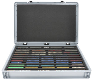 Eurobox 60 x 40 cm Set for model railway - Z scale - 12 compartments - foam insert for horizontal storage