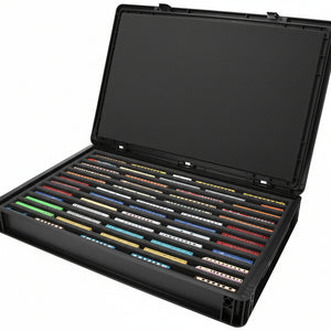 Eurobox 60 x 40 cm Set für Modelleisenbahnen - Spur Z - 12 Fächer - Schaumstoffeinlage zur liegenden Aufbewahrung