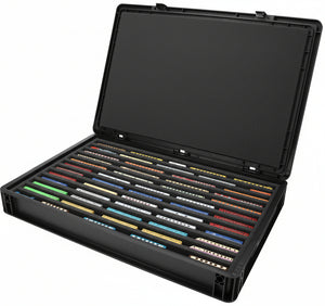 Eurobox 60 x 40 cm Set for model railway - Z scale - 12 compartments - foam insert for horizontal storage