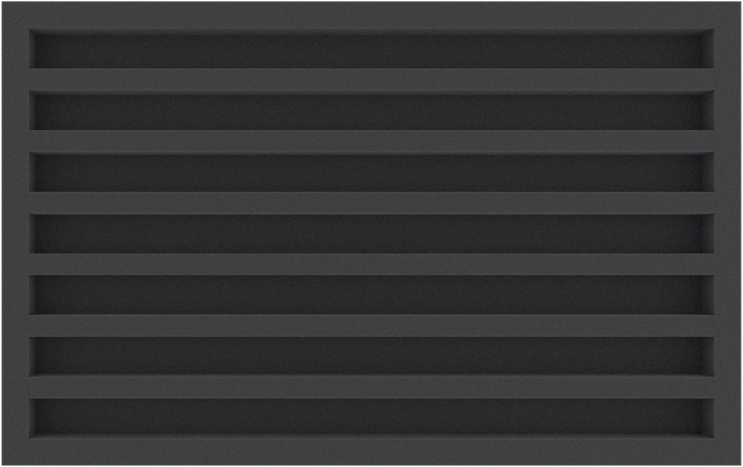 Foam insert N gauge - horizontal - 7 slots for model railway - DS035A001