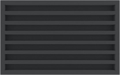 Foam insert N gauge - horizontal - 7 slots for model railway - DS035A001