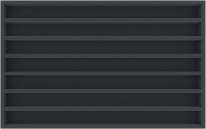 Foam insert TT gauge - horizontal - 7 slots for model railway - DS040A001