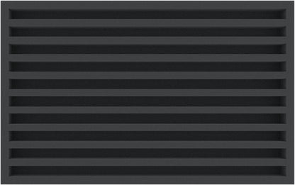 Foam insert N gauge - standing - 10 slots for model railway - DS040A002