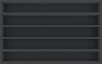Foam insert gauge 00 - horizontal - 5 slots for model railway - DS050A003