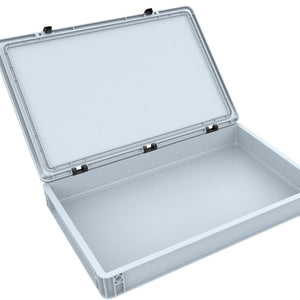 DSEB070 Eurobehälter / Euro Box mit Scharnierdeckel ED 64/75 HG