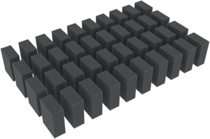 Euro container for model railway - 7 slots for TT gauge lying