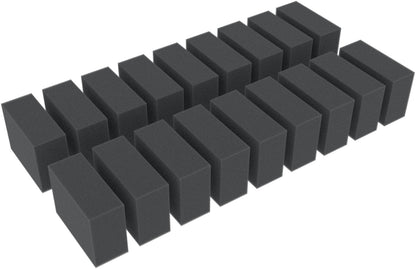 Euro container for model railway - 11 slots for gauge 00 - standing