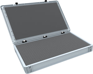 ED 64/75 HG Euro container / Euro Box with hinged lid 600 x 400 x 90 mm including grid foam