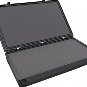 ED 64/75 HG Euro container / Euro Box with hinged lid 600 x 400 x 90 mm including grid foam