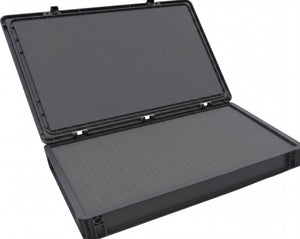 ED 64/75 HG Euro container / Euro Box with hinged lid 600 x 400 x 90 mm including grid foam