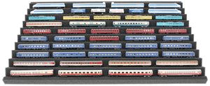 Zugliege 560 mm x 360 mm - Spur Z - 10 Fächer für Modelleisenbahn - EUMEWCA01