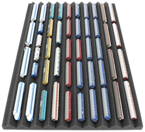 Zugliege 560 mm x 360 mm - Spur Z - 10 Fächer für Modelleisenbahn - EUMEWCA01