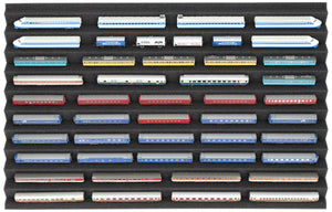 Zugliege 560 mm x 360 mm - Spur Z - 10 Fächer für Modelleisenbahn - EUMEWCA01
