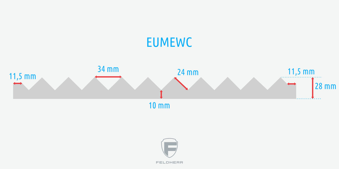 Train bed - TT gauge - 7 compartments for model railway - EUMEWEA01