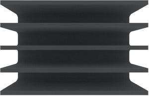 Foam insert for model railway - O scale - 4 compartments - for upright storage - EUMFQGA01