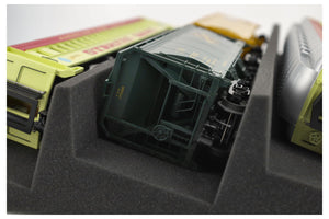 EUMFQHA01 Feldherr PanoramaLiege - Spur 0 - 3 Fächer für Modelleisenbahn - 560 mm x 360 mm x 85 mm