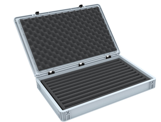 Euro container for model railway - 10 slots for N gauge - standing