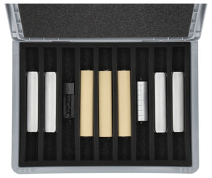 Eurobox 40 x 30 cm Set for model railway - H0e scale - 9 compartments - foam insert for upright storage