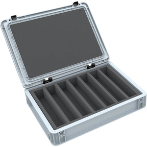 Eurobox 40 x 30 cm Set for model railway - 00 scale - 7 compartments - foam insert for upright storage