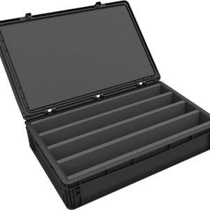 Eurobox 60 x 40 cm Set for model railways - O scale - 4 compartments - Foam insert for upright storage