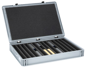 Feldherr Eurobox 60 x 40 cm Set für Modelleisenbahnen - Spur H0e - 14 Fächer - Schaumstoffeinlage zur stehenden Aufbewahrung
