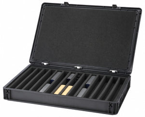 Feldherr Eurobox 60 x 40 cm Set für Modelleisenbahnen - Spur H0e - 14 Fächer - Schaumstoffeinlage zur stehenden Aufbewahrung
