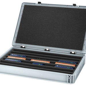 Feldherr Eurobox 60 x 40 cm set for model railways - H0e gauge - 7 compartments - foam insert for horizontal storage
